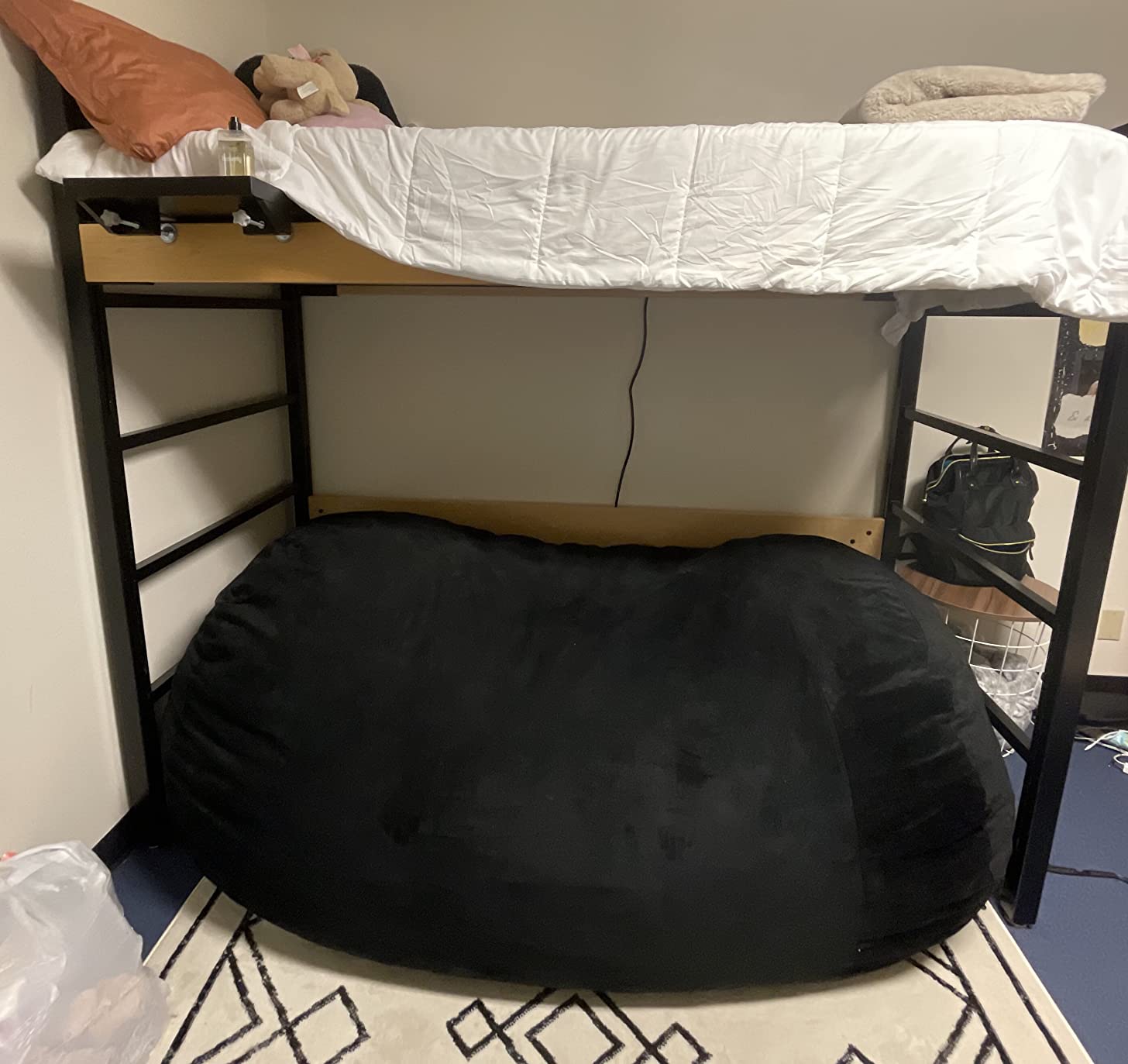 【Furniture】Sofa Sack - Plush Bean Bag Sofas with Super Soft Microsuede Cover - XL Memory Foam Stuffed Lounger Chairs