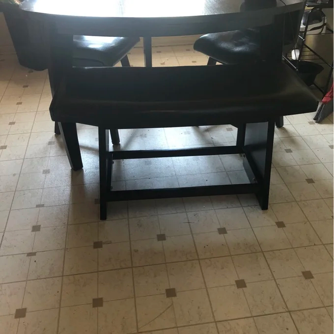 【Furniture】Lawrence 6 - Person Counter Height Dining Set