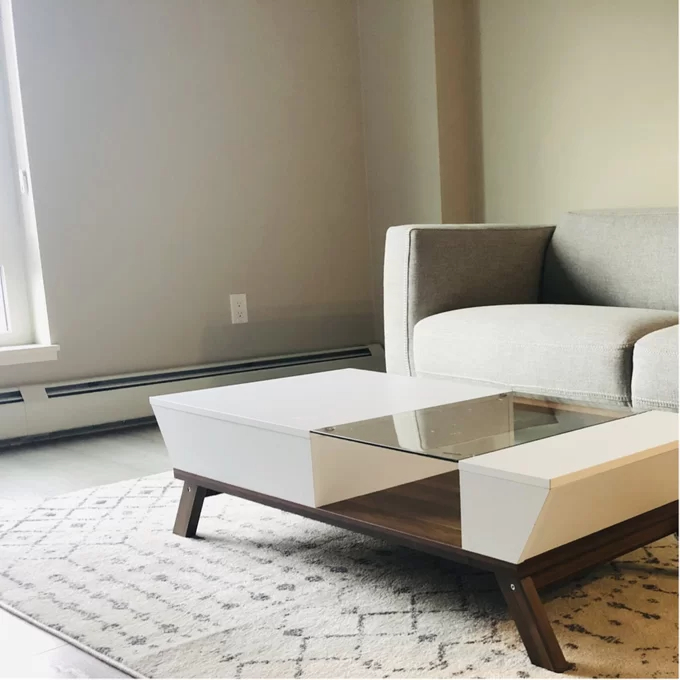 【Furniture】Soto 4 Legs Coffee Table with Storage