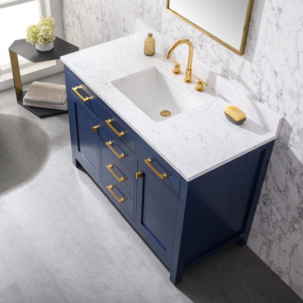 Atencio 42″ single bathroom vanity