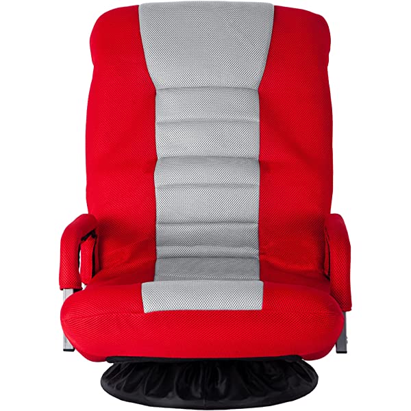 Harper&Bright Designs Folding Lazy Sofa Floor Chaise Lounge Chair Futon with Back Support, Beige