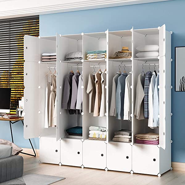 Aeitc Portable Wardrobe Closets 14