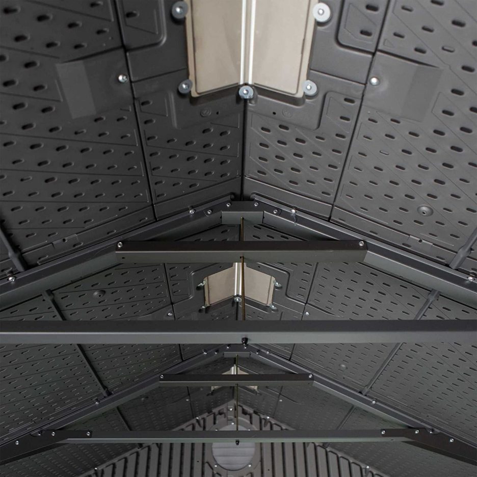 Lifetime 8 Ft. x 10 Ft. Outdoor Storage Shed Storm Dust