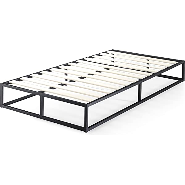 ZINUS Joseph Metal Platforma Bed Frame / Mattress Foundation / Wood Slat Support / No Box Spring Needed / Sturdy Steel Structure, Queen Queen 14 Inch