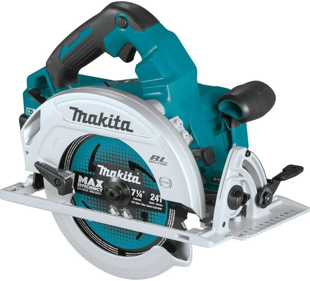 Makita DHS680Z 18V Brushless Circular Saw with 2 x 5Ah Batteries, Charger, Case & Inlay