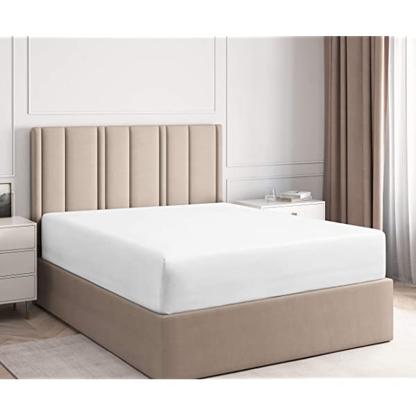 Queen Fitted Sheet - Single Fitted Deep Pocket Sheet - Fits Mattress Perfectly - Soft Wrinkle Free Sheet - 1 Fitted Sheet Only – Light Pink Queen Light Pink