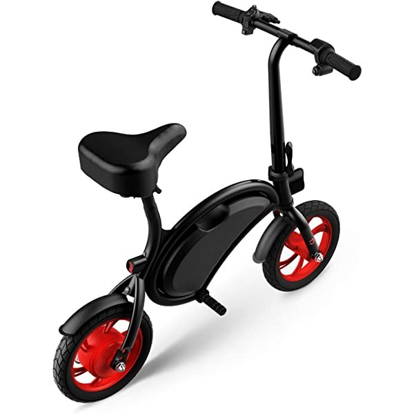 Jetson Electric Bike Bolt Folding Electric Bike, with Pegs – with LCD Display, Lightweight & Portable with Carrying Handle, Travel Up to 15 Miles, Max Speed Up to 15.5 MPH , 40″ x 20″ x 37″
