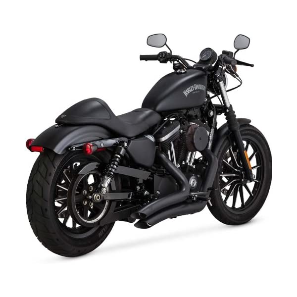 Vance & Hines Big Radius 2 into 2 Exhaust Black 46067