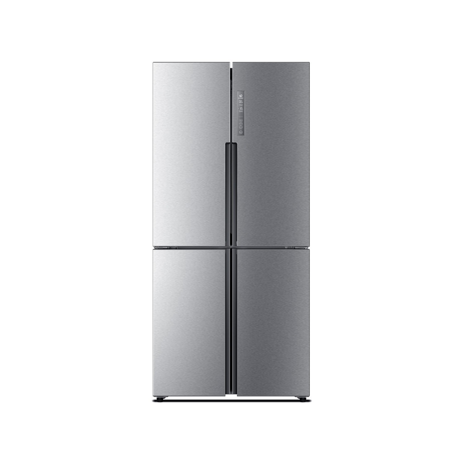 Haier 456 Litre Four Door American Fridge Freezer - Grey HTF-456DM6