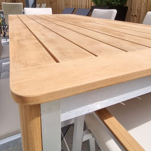 The Duchess 6 Seater All Weather Teak and Aluminium Dining Set