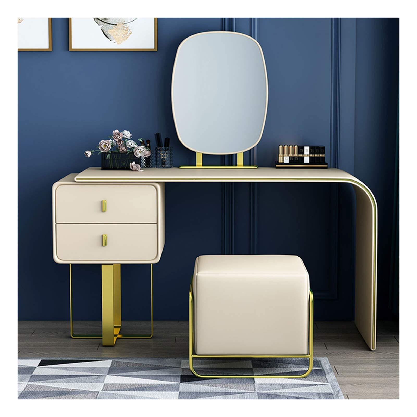 【Furniture】Vanity Bedroom Dresser Set Bedroom Dressing Table with Storage for Home Bedroom Makeup Shop