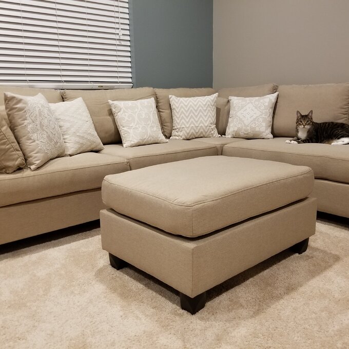 【Furniture】Hemphill 3 - Piece Upholstered Chaise Sectional