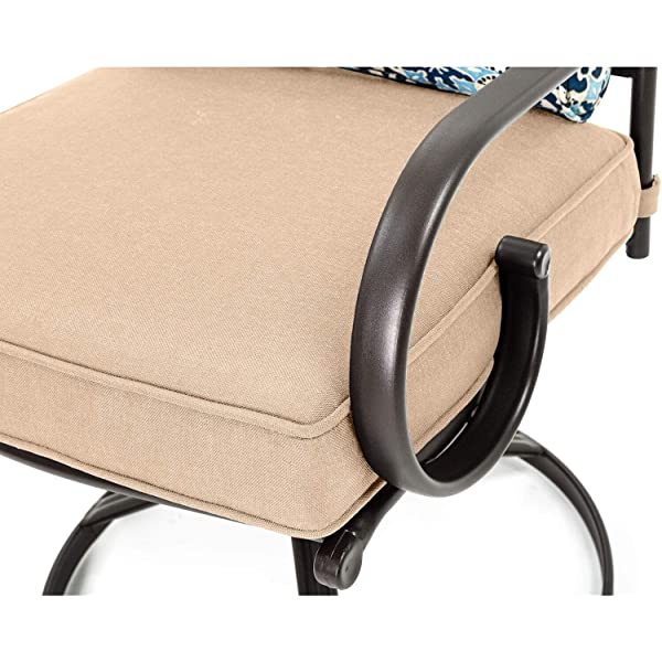 Hanover MCLRDN5PCSQSW4-CHL Montclair, Red Outdoor Furniture