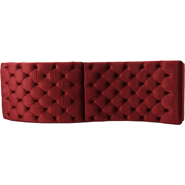 Christopher Knight Home Garrett Velvet Lounger, Garnet/Dark Brown