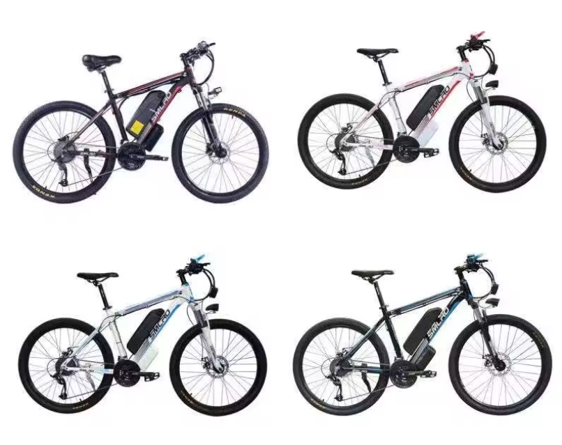 1000W 48V 17.5Ah Electric Fat Tire Bike 26