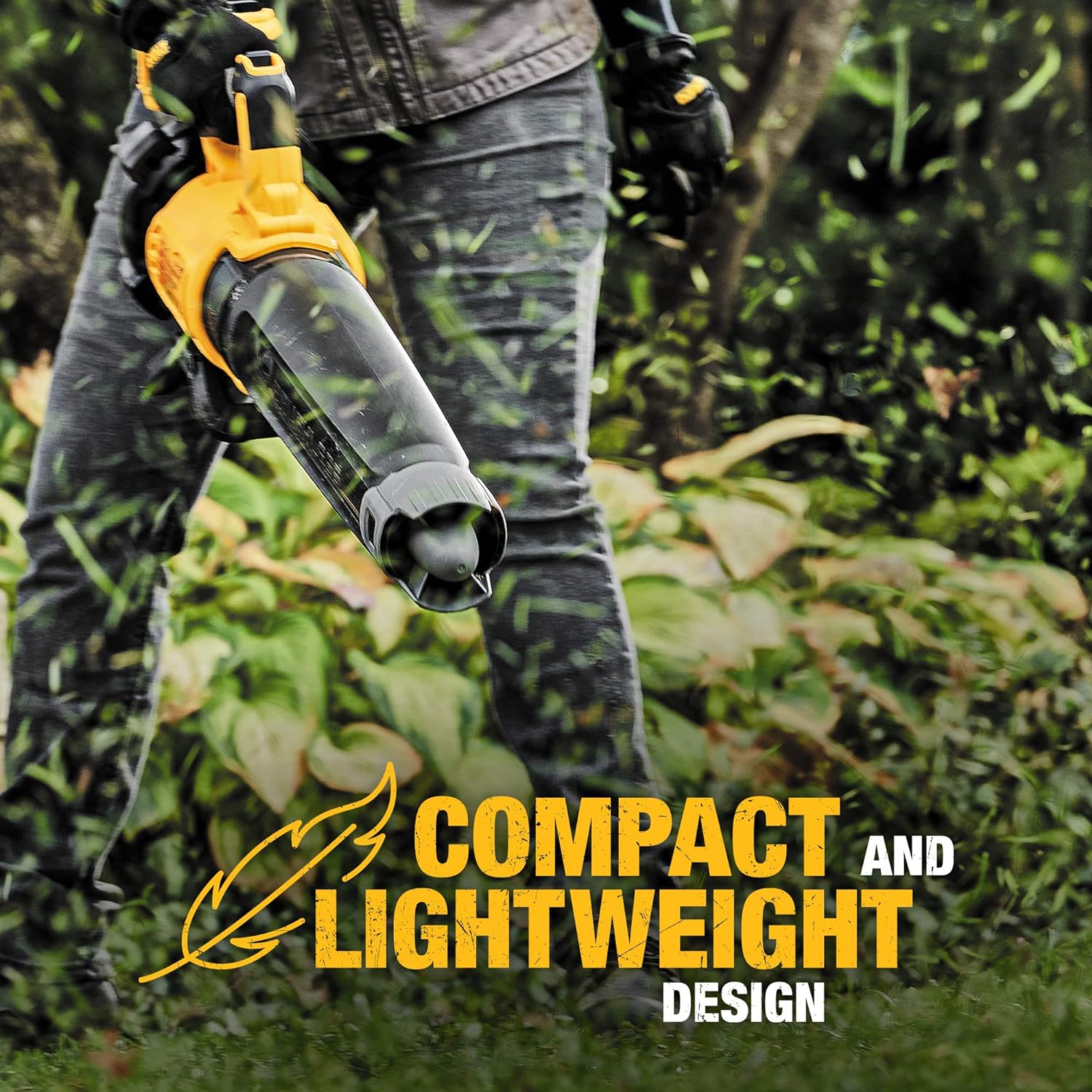 DEWALT 20V MAX XR Blower, Brushless, 5-Ah Battery, Cordless, Handheld, 125-MPH, 450-CFM