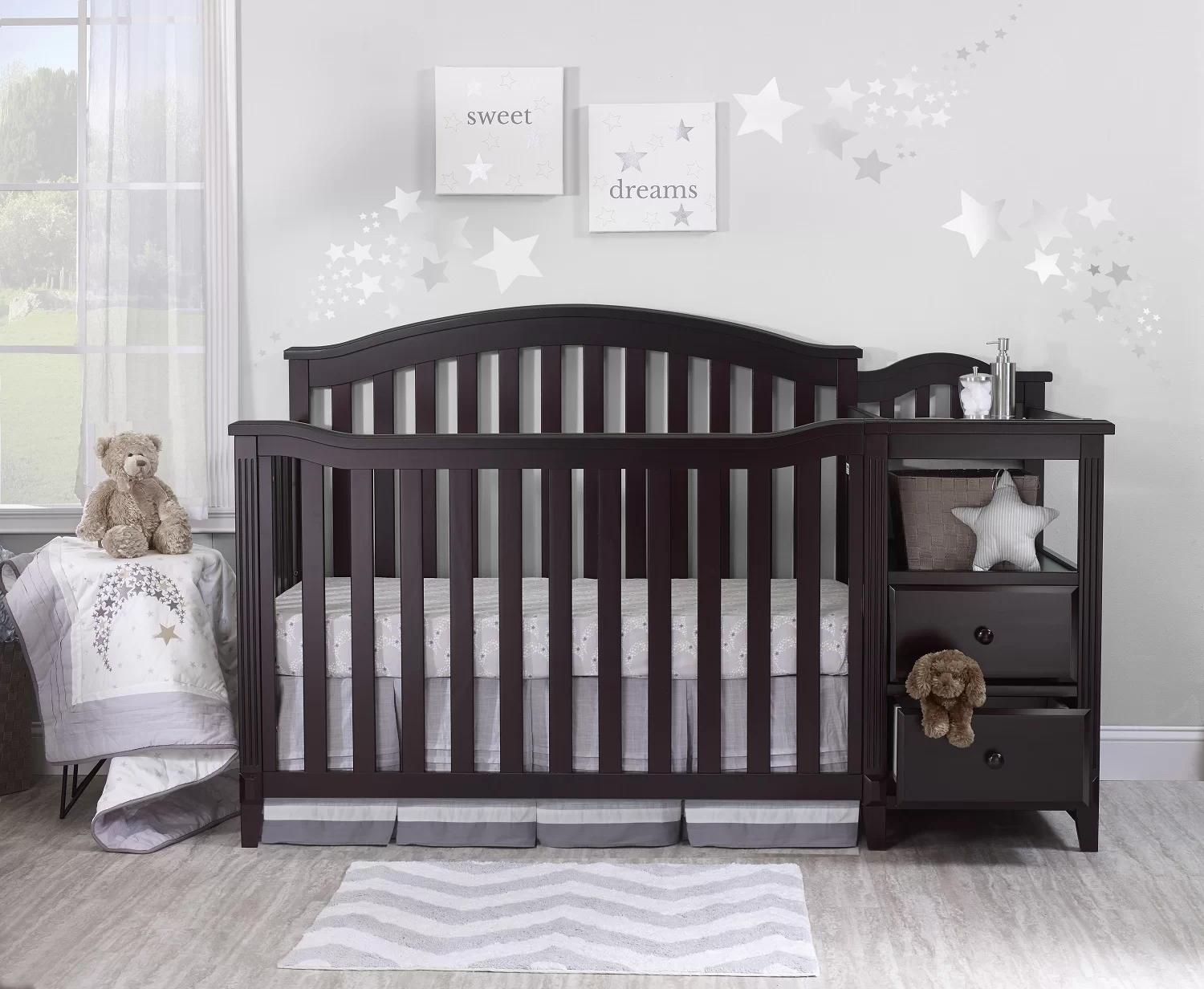 【Baby&Kids】Berkley 4-in-1 Convertible Crib and Changer